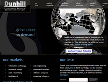 Tablet Screenshot of dunhillsolutions.com
